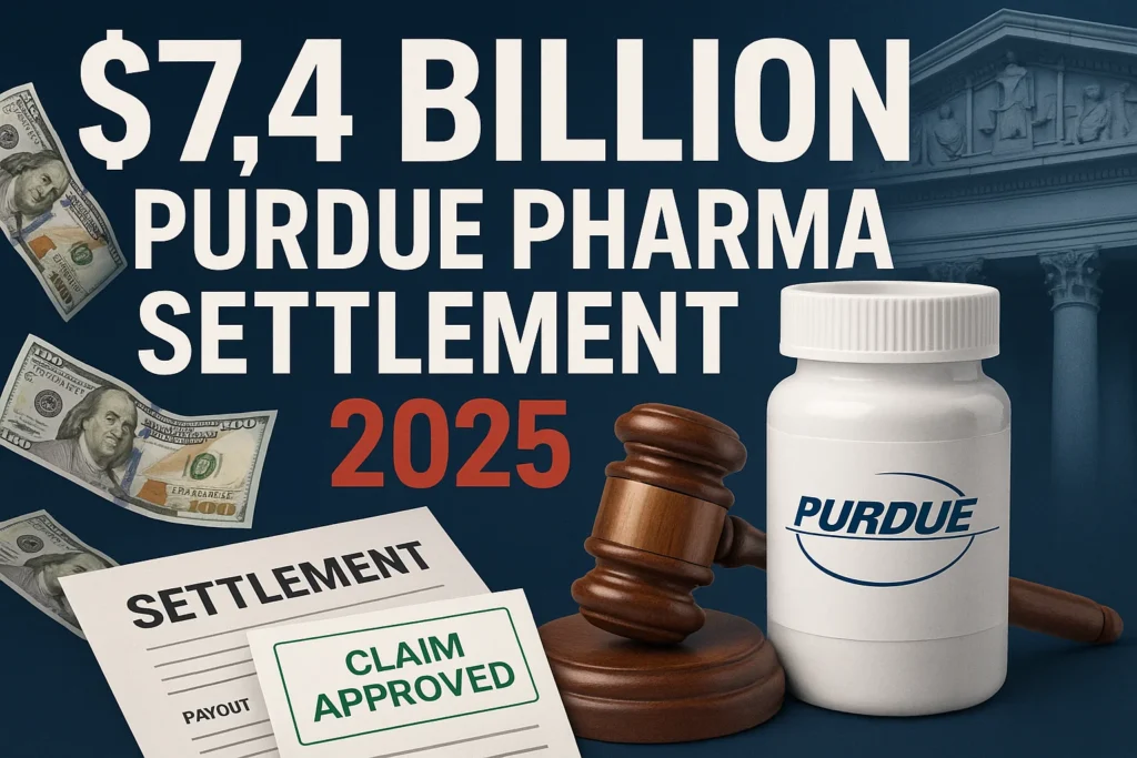 $7.4 Billion Purdue Pharma Settlement 2025: Who Qualifies & Check Opioid Litigation Payment Dates